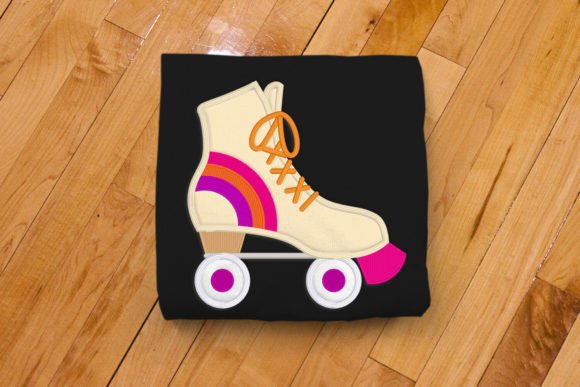 Retro Rollerskate Applique: A Craft Fair Review