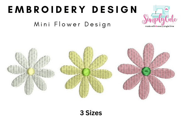 Review: Mini Small Flower Embroidery Design for Gifts
