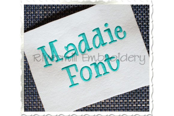 Reviewing 1 1 2 Maddie Embroidery Font for Holiday Sales