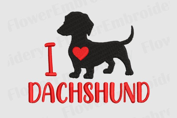 Reviewing Daschund Dog Machine Embroidery for Etsy Shops
