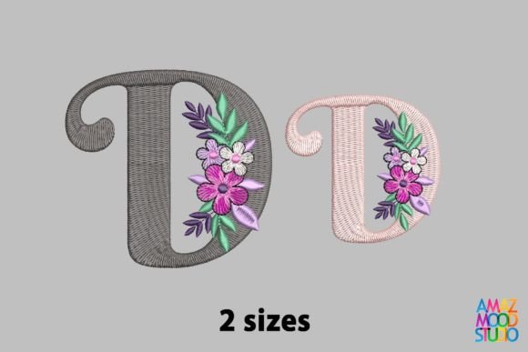 Reviewing the Letter D Floral Monogram for Handmade Gifts