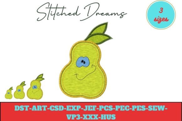 Smiling Pear Embroidery Design: A Pro Review